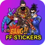 Logo of FF Sticker android Application 